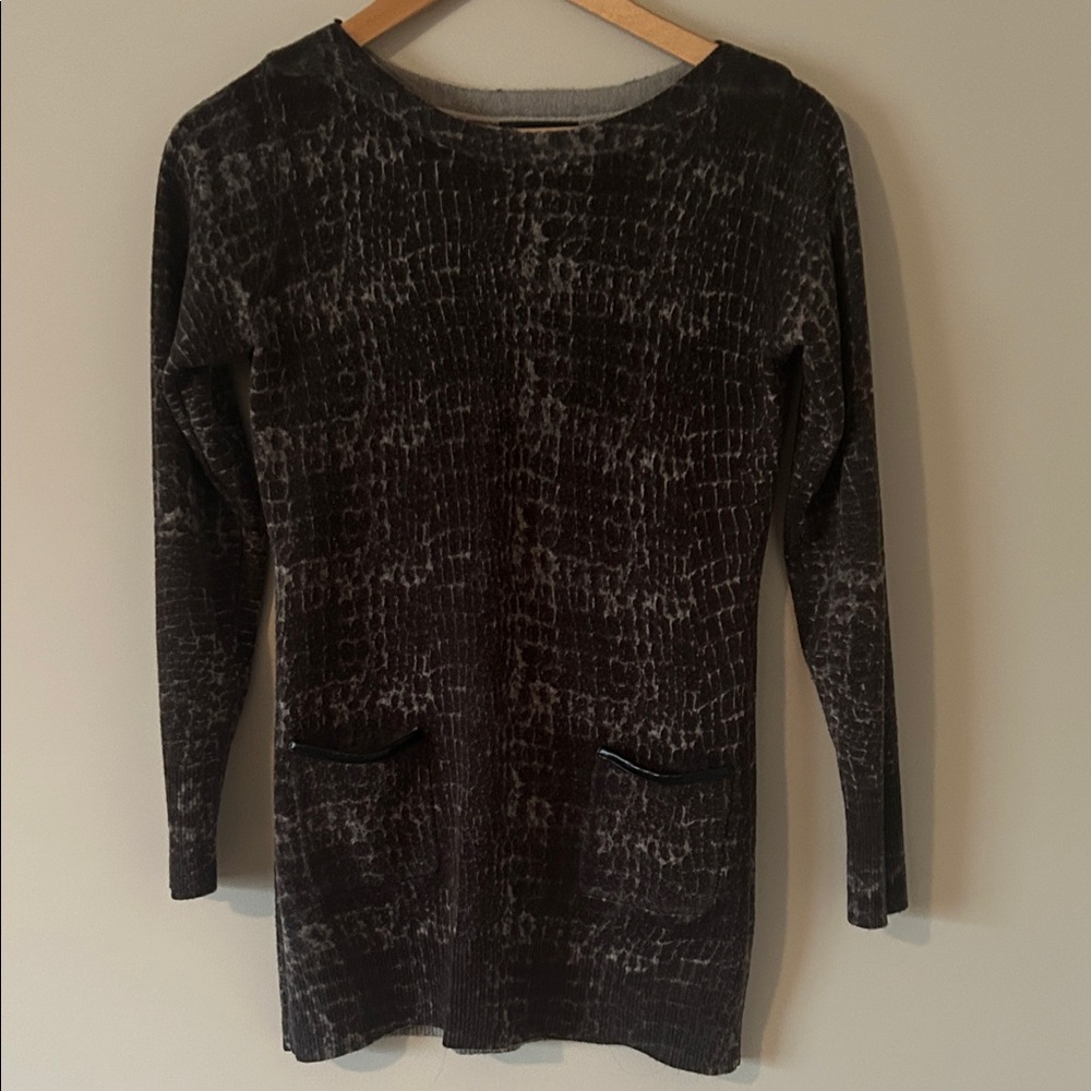 Jessica Heather Gray Knit Sweater